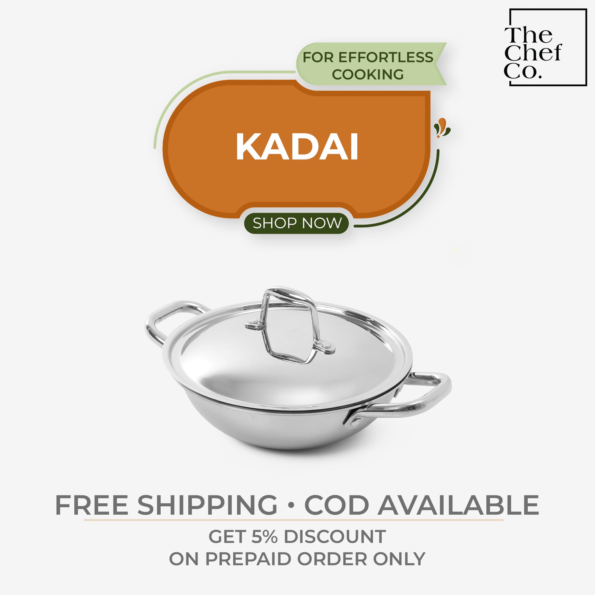 Stainless Steel Kadai