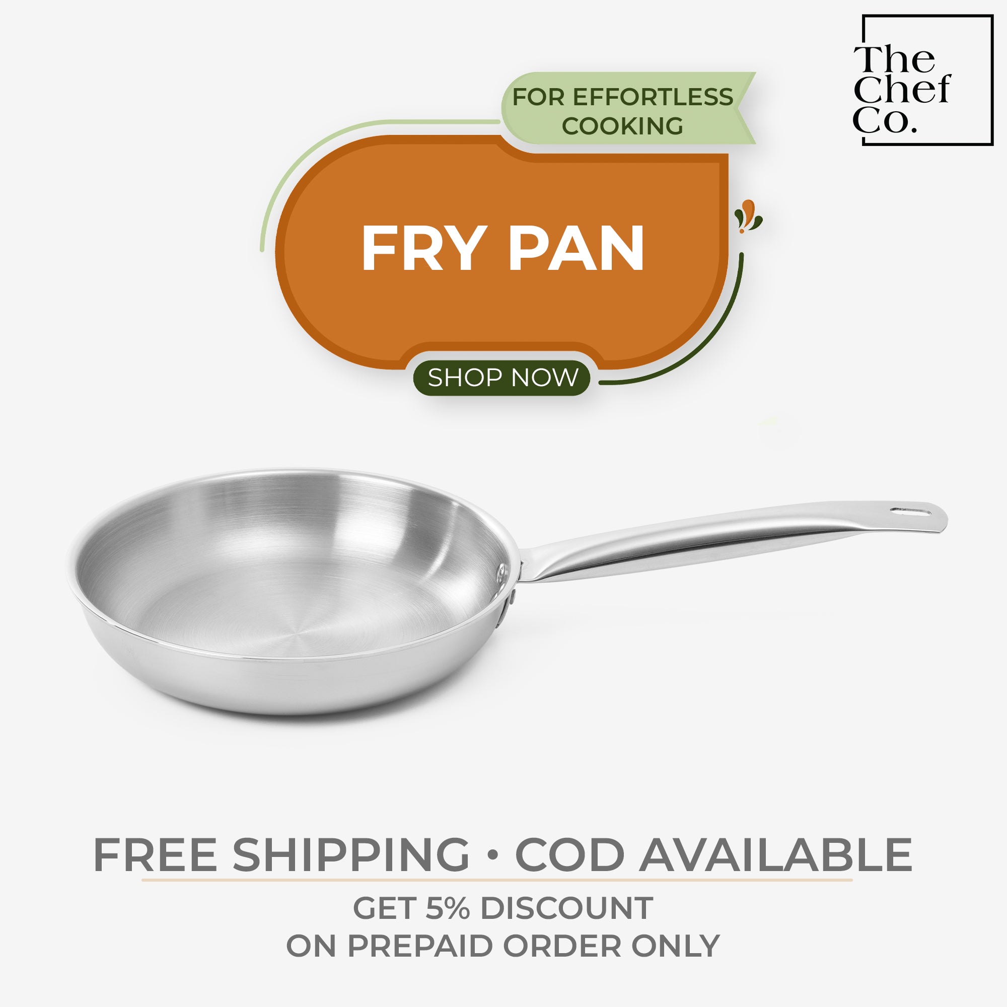 Stainless Steel Fry Pan